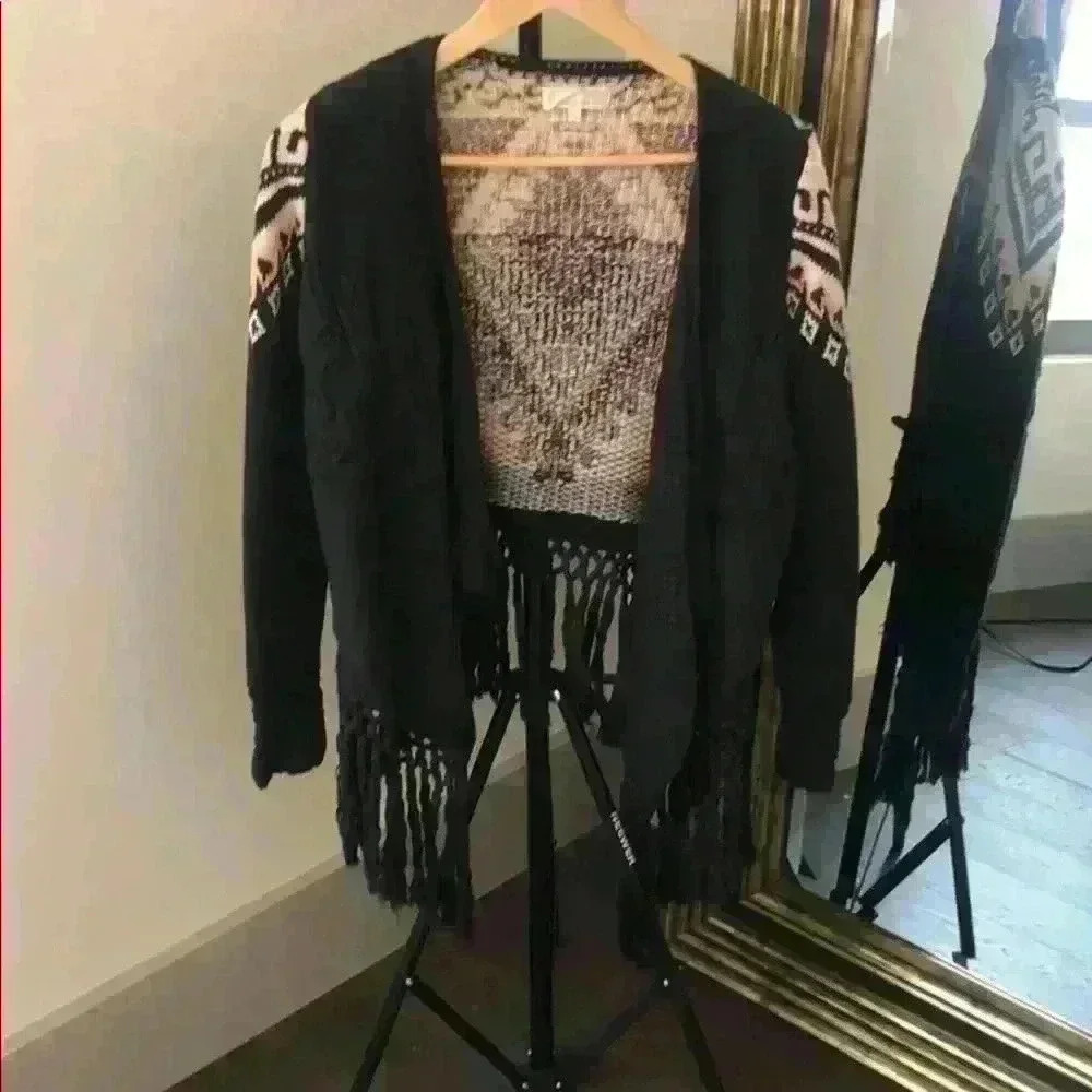 AZTEC FRINGE CARDIGAN odd molly - Picture 3 of 4